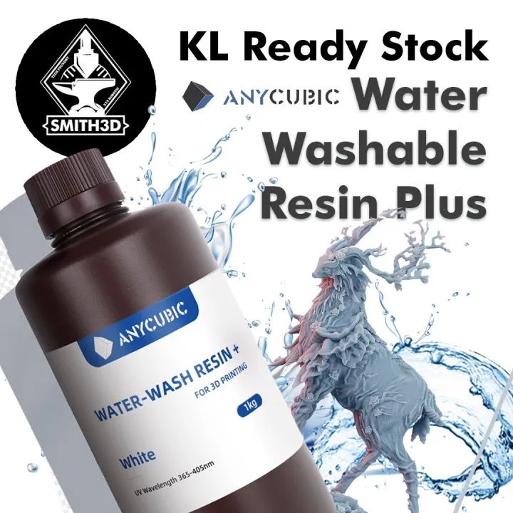 ANYCUBIC Water-Wash Resin 3D Printers Resin Water-Washable 365-405nm ...