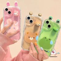 เคสสำหรับ A12 A17 Oppo A76 A55 A77 A57 A31 A7 A5s A15S A3s A16K A95 A92 A54s A53 A52 A17k นิ่มลายการ์ตูนกบสัตว์น่ารัก A16ตุ๊กตา