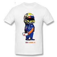 Lando Norris และนมคลาสสิก T เสื้อ DMN แขนสั้น Casual Tshirt ผู้ชายแฟชั่น O-Neck 100% Cotton Tee Top