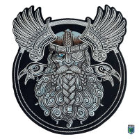 Viking Wing Large Back Patch for Custom Biker Vest