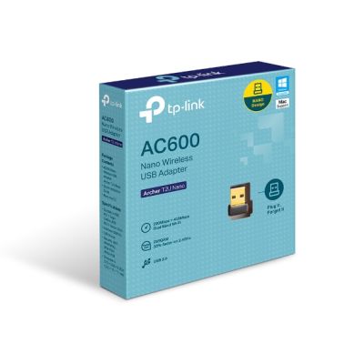 WIRELESS USB TP-LINK ARCHER T2U NANO AC600 NANO(5G,2.4G)