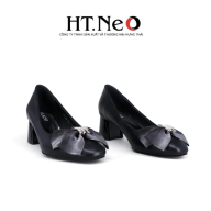 Giày công sở nữ CS239 HT.NEO Da cao cấp Thiết kế sang trọng, trẻ trung Đi vô cùng êm chân, thoải mái với đế trụ, dễ phối đồ (cs239) thumbnail