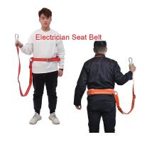 Electric Work Industry Pole Climbing Safety Belt, CE Certification High-Altitude Building Tree Climbing Protective Safety Belt