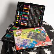 Hộp màu 150 chi tiết, bộ màu vẽ đa năng 150 màu, hộp bút chì màu