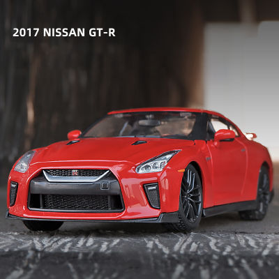 Bburago 1:24นิสสัน GTR 2017 Supercar ล้อแม็กรถยนต์ D Iecasts และของเล่นยานพาหนะรถรุ่นขนาดเล็กขนาดรุ่นรถของเล่นสำหรับเด็ก