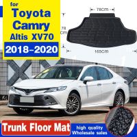 แผ่นกันโคลนอุปกรณ์ป้องกันรถพรมสำหรับรถยนต์สำหรับ Toyota Camry Daihatsu Altis 2018 2019 2020ช่องเก็บของท้ายรถ