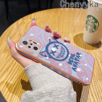 เคส Chenyyka สำหรับ Xiaomi MI Redmi โน๊ต10 Pro Max เคสปีศาจน้อยลายการ์ตูนเคสซิลิโคนด้านดีไซน์ใหม่ฝาปิดเลนส์เต็มรูปกล้องกล่องกันกระแทก Softcase