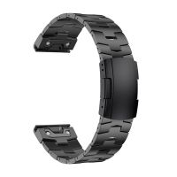 QuickFit 26mm 22mm Titanium alloy Strap For Garmin Fenix 7 7X Pro band Epix Pro (Gen 2) 47mm 51mm Fenix 5XPlus 6XPro Watchband Straps