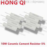 【hot】►►▪ 10pcs 10W 5 Cement Resistor Resistance 0.1 10K 0.1R 0.5R 1R 10R 100R 0.22 0.33 0.5 1 2 5 8 10 15 20 25 30 1K 10K ohm