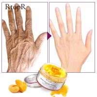 (CIUYA)RtopR ครีมทามือให้ความชุ่มชื้น50G,มาส์กกระชับผิวขาวครีมบำรุงมือฟิล์มขัดผิวต่อต้านริ้วรอยครีมบำรุงมือ TSLM1