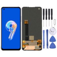 【 CXZ 】หน้าจอ LCD AMOLED สำหรับ Asus Zenfone 9 AI2202-1A006EU AI2202พร้อม Digitizer ประกอบเต็มตัวเครื่อง (สีดำ)