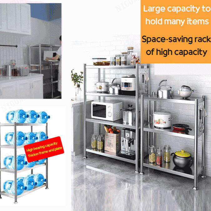 faqian Freestanding kitchen shelving unit for tidy organization Lazada