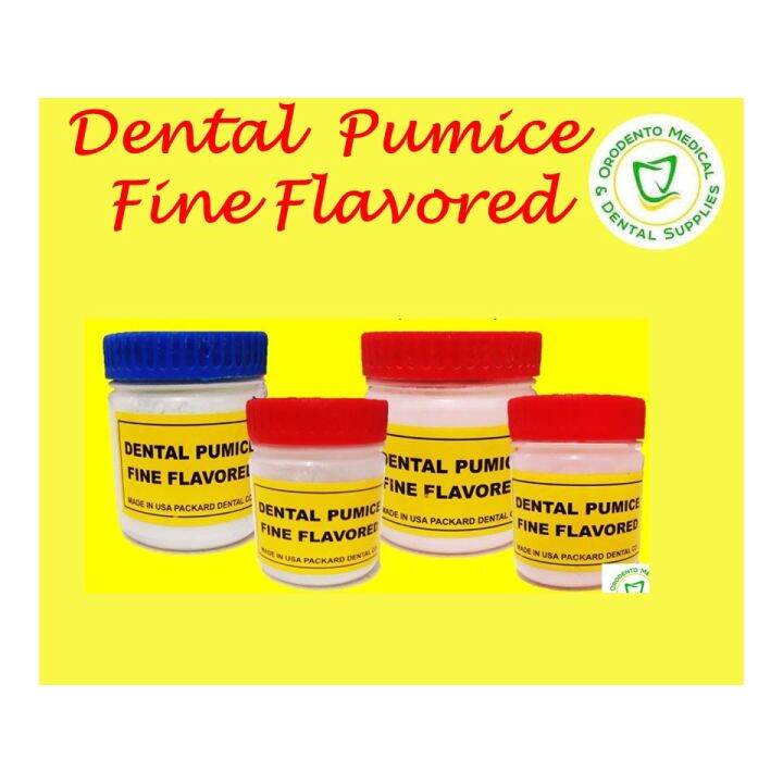 ORODENTO DENTAL PUMICE FINE STRAWBERRY & MINT FLAVORED 110 GRAMS