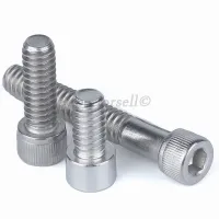 3/8-16 UNC Socket Cap Screws Hex Head Allen Bolts A2 304 Stainless