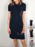 ❍✴✻ Jiuwei genuine global shopping Tommy Hilfiger womens pure cotton sports short-sleeved tennis skirt polo dress