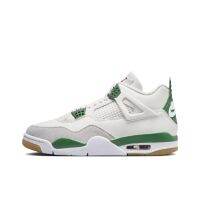 【พร้อมส่งของแท้?/ รุ่นนี่ใส่ตรงไซส NIKE Air Jordan 4 “Pine Green แฟชั่น รองเท้ากีฬา（สินค้าพร้อมกล่อง อุปกรณ์ครบ จัดส่งฟรี）