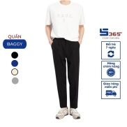 Quần âu nam ống rộng 1 nút cài giữa chất vải Nano thoáng mát thời trang