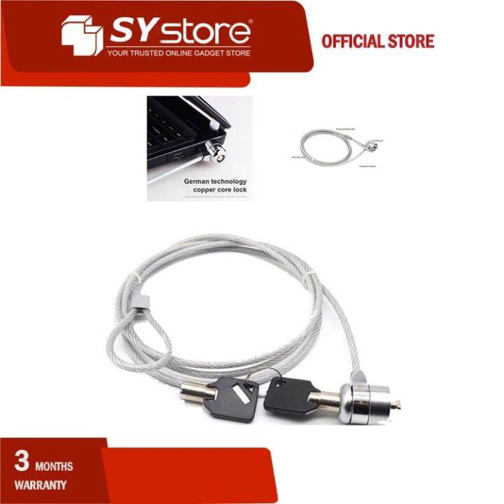 ☆Laptop Lock AntiTheft Security Kensington Lock with Keys Notebook
