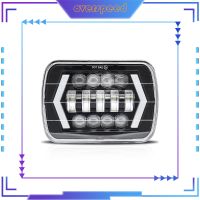 Overspeed 7ไฟหน้า LED นิ้ว5X7 6500K 90W ทางวิบาก18000LM Hi/ต่ำสำหรับรถจี๊ป4x 4ซูซุกิซามูไร Wrangler 12V