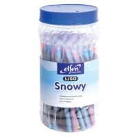 NEW** โปรโมชั่น ปากกาลูกลื่น ELFEN LISO SNOWY แพ็ค 50 ด้าม สีน้ำเงิน พร้อมส่งค่า ปากกา เมจิก ปากกา ไฮ ไล ท์ ปากกาหมึกซึม ปากกา ไวท์ บอร์ด