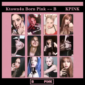 Blackpink The Game PhotoCards YG BPTG Jisoo Rose Jennie Lisa Photo Cards 4  Per Set