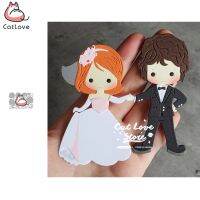 ☂▫ Catlove Bride Groom Wedding Metal Cutting Dies Scrapbooking Stencil Die Cuts Card Making DIY Craft Embossing New Dies For 2020