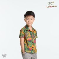 Boy Summer Printed Shirt เสื้อเชิ๊ต ทรงฮาวาย เด็กผู้ชาย