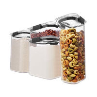 Rubbermaid Brilliance Pantry Organization &amp; Food Storage Containers with Airtight Lids, Set of 4 (8 Pieces Total)