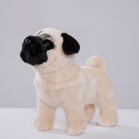 Soft Cute Shar Pei Plush Toy Dog Pug Animal Stuffed Doll Bulldog Kawaii Pekingese Baby Birthday Gift for Kid Girls Dropshipping