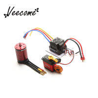 【 Veecome✨】มอเตอร์ไร้แปรงถ่าน3660กันน้ำ2600kv/3100kv/3800kv/4200kv พร้อม80a วงจร Esc ไร้ถ่าน30กก. เหมาะสำหรับ Traxxas ดับบลิวแอลทอยอาร์ซีรถยนต์1/8/1/10 Tamiya