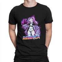 Japanese Anime Edgerunners Man Tshirt Rebecca Fashion T Shirt Original Streetwear Hipster