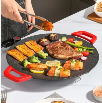 Stovetop Non-Stick Korean BBQ Yakiniku Grill Plate