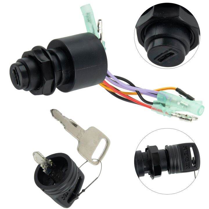Parts Ignition Key Switch Replacement With 2x Key 3 Position Boat