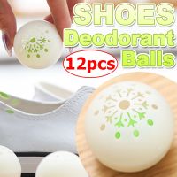 12/6/1pcs Shoes Deodorant Balls Freshener Jasmine Scent Everyday Essential Foot Care Footwear Fragrance Home Closet Fresh Ball