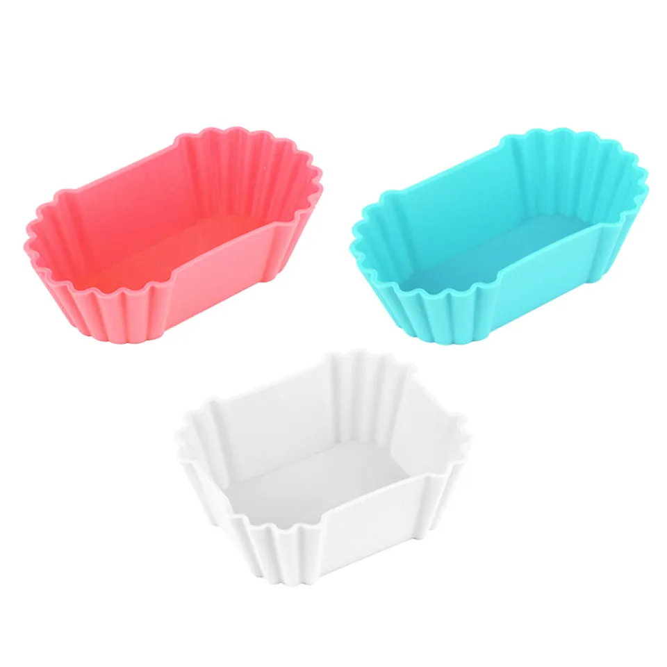 3pcs Food Lunch Box Bento Divider Cup Easy Clean Sushi Storage Accessories  Liner