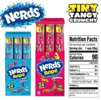 พร้อมส่ง Nerds rope candy แบบกล่อง24ct