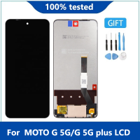 LCD ใหม่สำหรับ Motorola MOTO G 5G Plus จอแสดงผล Touch Screen Digitizer Assembly สำหรับ Moto G5G LCD ซ่อมและเปลี่ยน