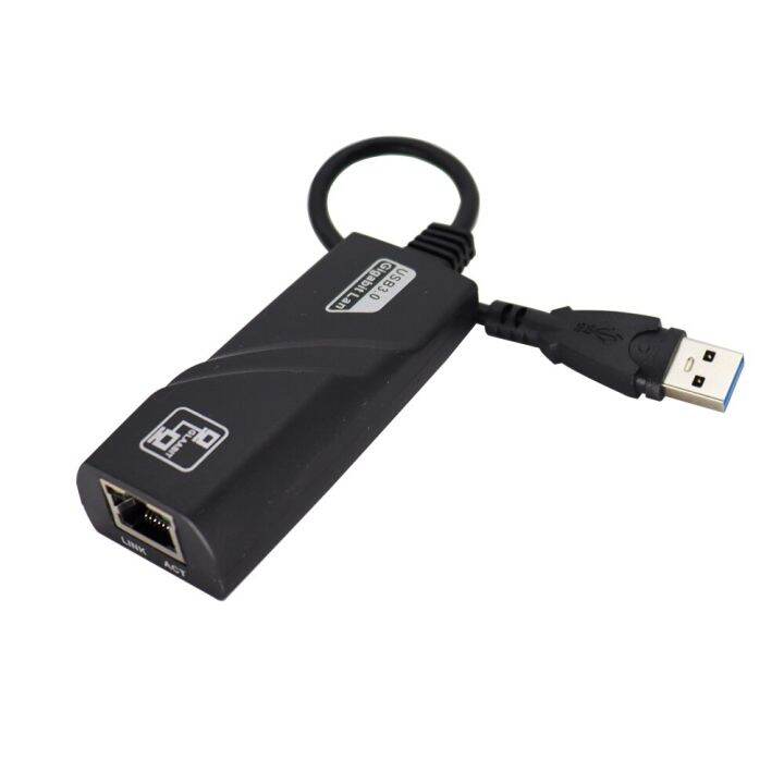 Usb 30 ถึง Gigabit Wired Network Card Ethernet Rj45 Lan 101001000 Mbps Network Adapter 8276