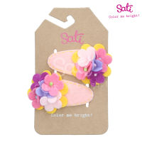 SATI-กิ๊บติดผม-V. FLOWER SNAP CLIP-FCF075