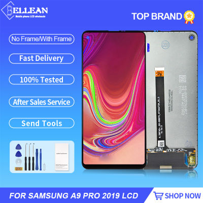 1PCS ทดสอบ6.4นิ้วสำหรับ Samsung Galaxy G8870 Lcd A8S จอแสดงผล Touch Screen Digitizer G887 A9 Pro 2019 Assembly