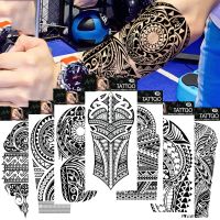 New Hand Arm Temporary Tattoo Sticker for Men Totem Robotic Arm Waterproof Tatoo Big Size Body Art Mens Fake Tattoos Stickers