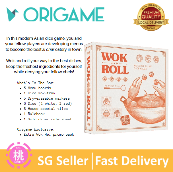 Wok and Roll dice game Lazada Singapore
