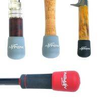 【LZ】┋  OUTKIT 1pcs Fishing Rod Handle Protective Case Silica gel Lure Rod Bottom Protector Random ColorTackle Accessories