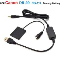 ACK-DC90 5 V USB Power Bank Cable DR-90 DC Coupler NB-11L NB11L Dummy Battery For Canon IXUS125HS 240HS A2400 A3400 A4000 Camera