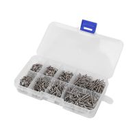 4000Pcs Stainless Steel Self Tapping Screw Assortment Kit Lock Nut Wood Thread Nail Screw Sets M2