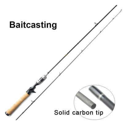 TOMA Solid Tip UL Casting Fishing Rod Spinning Ultralight Carbon Fiber 1.68m 1.8 1.98m L.W 1.5-5g Fast Action Spinning Trout Rod