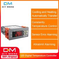 【Online】 vkysdo Original Diymore LED Digital Temperature Controller STC-1000 12V 24V 110-220V Thermoregulator Thermostat เครื่องทำความร้อนและ Cooler Control