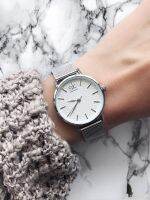 ☌ 2022 Super cienki Sliver Mesh zegarki ze stali nierdzewnej kobiety Top marka luksusowy zegar panie Wrist Watch Lady Relogio Feminino