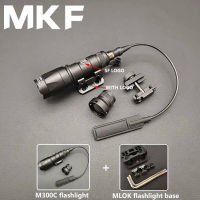 surefir m300a m300c M600 flashlight led Hunting mini Scout light high lumen weapon light pressure switch mlok 20mm rail