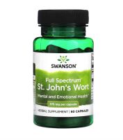 [ เซนต์จอห์น เวิร์ต ] Swanson, Full Spectrum St. Johns Wort (375 mg) x 60 แคปซูล